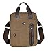 Produktbild BAAFG Herrenmode Umhängetaschen Leinwand Umhängetaschen Casual Messenger Bags Outdoor Business Wasserdichte Tasche,Brown-OneSize