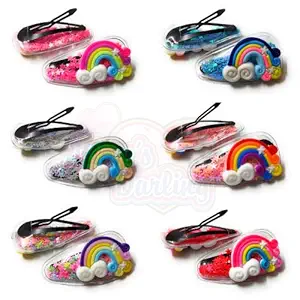 Moms Darling, Pack of 6 Pieces, Stylish Tic Tac Hair Clips For Baby Girls | Hair Pins For Girls | Hair Accessories For Girls Kids | Tic Tac Pins | Multicolor.