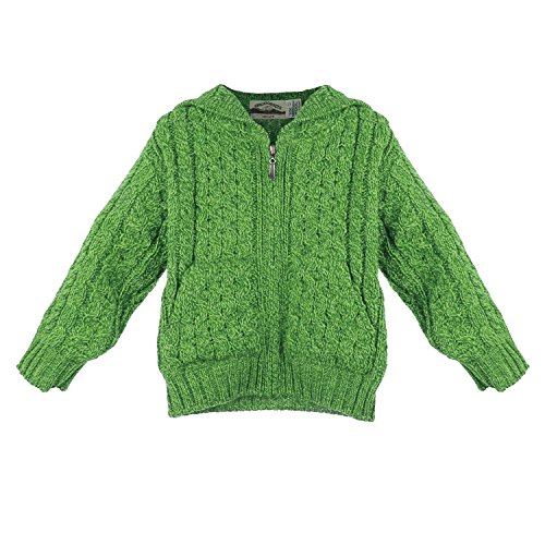 The Irish Store - Irish Gifts from Ireland Baby Boys' Sweater Marl Green 8-11 Years