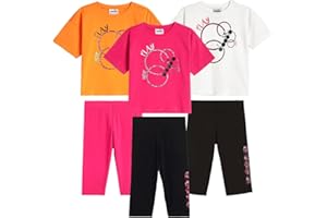 Diadora JG. SET HOOPS LOGO COMPLETINO SET BAMBINA T-SHIRT LEGGINGS 102.178262