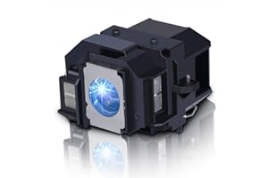 Huaute V13H010L54 Reemplace la lámpara del proyector para EPSON ELPLP54 EB-S7 EB-S72 EB-S8 EB-S82 EB-W7 EB-W8 EB-X7 EB-X72 EB-X8 EB-X8e EH-TW450 EX31 EX51 H309A H310C H311B H311A H312C H327A H328B