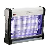 Seekavan Electrique,pièges, Lampe Unités de lumière ultraviolette (UV) Anti Insectes, Tue Mouche,Leurres répulsifs pour Animaux, Blanc