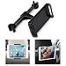 Produktbild Auto Kopfstütze Tablet Halterung, Auto Kopfstütze Ipad Halter mit einstellbarer 360 ° Grad für iPad / iPad Air / iPad Pro / Ipad Mini / Samsung Galaxy Tabs / Samsung S8 S7 S6 / Amazon Kindle Fire HD 7 8 10 / Nintendo Switch