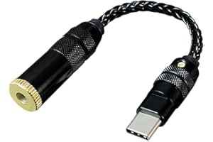 Xingsiyue Adapter USB Type-C USB C do 4.4MM Zakończone Gniazdo Słuchawkowe - USB Codec ALC5686, dla Smartfon Komputer, Obsługujący PCM 384kHz/32bit