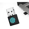 USB Fingerprint Reader, Mini Fingerprint Scanner, Windows Hello Fingerprint Reader for PC Laptop, 360 Degree Touch Speedy Matching Biometric, Portable USB Fingerprint Logger for Windows 7/8/10/11