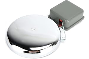 LEAPITURE Electric Bell 8 Inch Alarm Bell Electric Bell Can Be Used As Extra Loud Doorbell Alarm Multipurpose Signal Siren for School Factory Establishment(220V)
