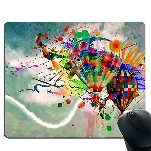 Preisvergleich Produktbild Helium-Ballon-Mauspad, rutschfeste Gummibasis und genähter Rand-Gaming-Mauspad