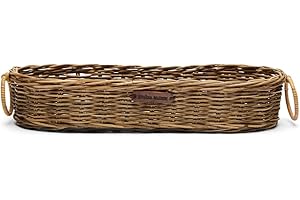 RIVIERA MAISON Rivièra Maison - Panier à pain en R08 - Rattan couleur N01 - Naturel (40x14x8 cm)