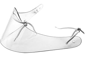 Baoblaze Ice Hockey Helmet Goalie Transparent Anti Scratch Neck for Senior