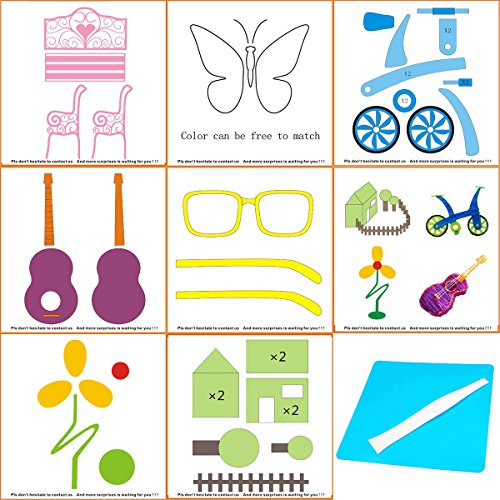 Greatssly 594 Lineare Füße Filament für 3D Druck Stifte Nachfüllungen 1.75mm PLA Material von 18 einzigartige Farben 33 Füβe jeder Farbe - 3