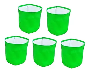 HDPE Grow Bags Set (Round) 10InchesX10Inches - 2Pcs Set