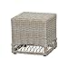 Produktbild Siena Garden Pouf Almada, 39x39x39cm, Gestell: Aluminium, Fläche: Gardino-Geflecht in oak-grey