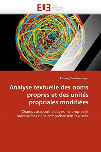 Analyse Textuelle Des Noms Propres Et Des Units Propriales Modifies (Omn.Univ.Europ.)