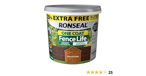 ronseal harvest gold fence treatment