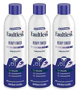 Faultless Heavy Spray Starch 20 oz Cans (3 Pack)