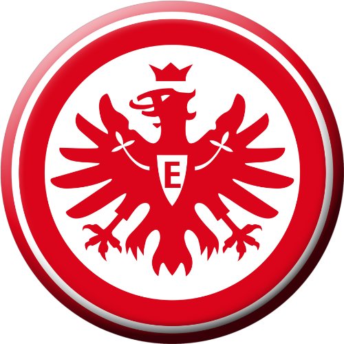 Eintracht Frankfurt Nicki-Kissen 3D Logo