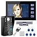 Produktbild mountainone Touch Schlüssel 17,8 cm LCD RFID Passwort Video Türsprechanlage Intercom System mit no-electric Strike Tür Lock IR-Kamera 1000 TV Line