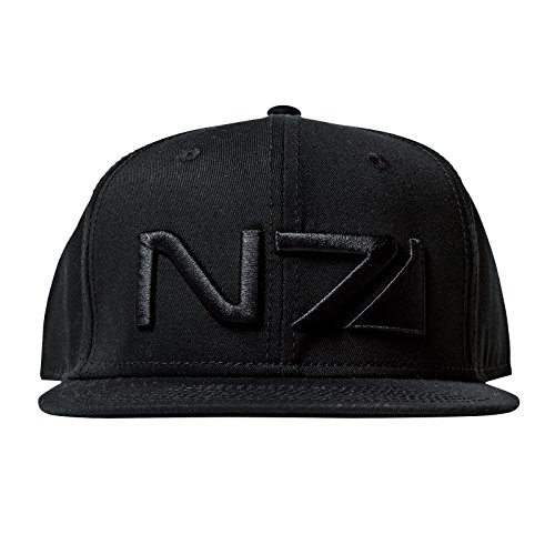 Preisvergleich Produktbild Mass Effect Snapback Cap Basecap N7 Black Logo, schwarz Baumwolle