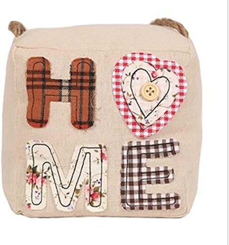 Vintage Shabby Chic Doorstop Cottage Shape Home