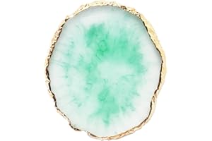 TEOYALL Harz Nagel Kunst Palette Nagellack Farbmischpalette Nagelmalerei Display Fach Nagel DIY Zubehör (Grün)