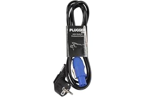 Plugger Câble d'alimentation powercon 1,8 m Easy Noir PLUPOWERCONEUEAS