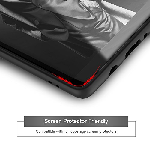 Samsung Galaxy Note 8 Funda  Myriann  Ultra Slim  Resistente a los Ara  azos Ligero Protector Contra la Espalda Funda para Galaxy Note 8  Negro 