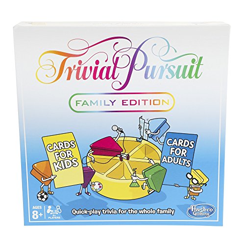Games E1921102 Trivial Pursuit Family Edition, Multicolor