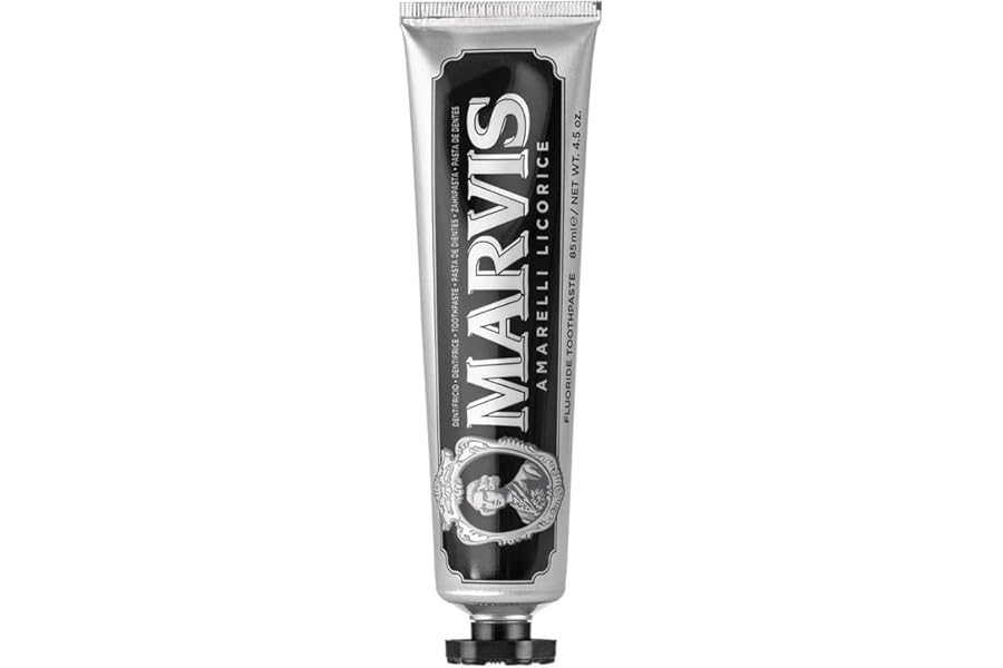 Marvis Toothpaste (Licorice and Mint) - 85 ml, Black (Toothpaste)