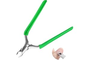 CGBE Corta Cuticulas Profesional, Alicate Cutículas Cortacuticulas Afiladas de Acero Inoxidable, Pinza Cuticulas con Mango Antideslizante para Eliminación Precisa del Exceso de Cutículas y Piel Muerta