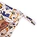 Waterproof Reusable Baby Cloth Diaper Bag Double Zipper Forest Animal Pattern