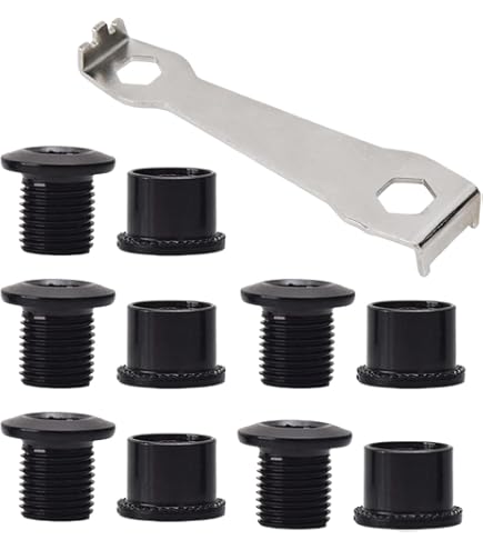 Kit 5 Vis Campagnolo Pour Plateau - Mâle/femelle - Super Record, Record, Chorus - Réf 75967