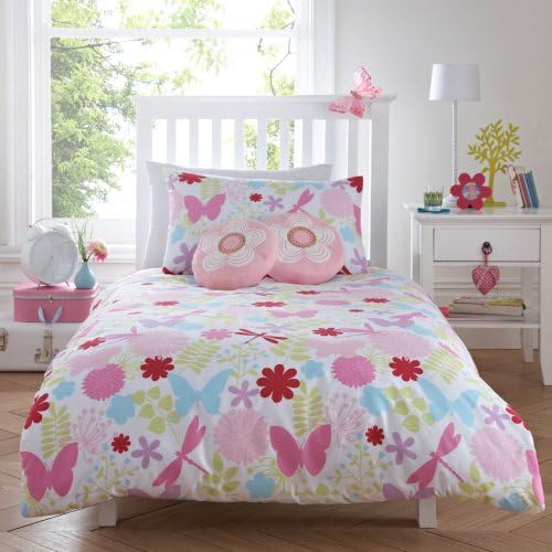 Just Kidding Bella Duvet Cover &amp; Pillowcase Set, Multi, Double