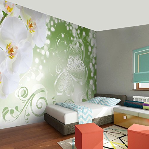 Fototapete Orchidee 308 x 220 cm – Vliestapete – Wandtapete – Vlies Phototapete – Wand – Wandbilder XXL – !!! 100% MADE IN GERMANY !!! Runa Tapete 9076010c - 5