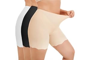 WEASIC Anti Chafing Shorts Women Chub Rub Shorts, Cycling Shorts Women, Snag Tights Shapewear Shorts Under Dress Ladies Safety Boxer Shorts