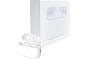 QUILTED NORTHERN Wireless Charging Case Replacement for AirPods Pro 2,Charging Case Compatible with AirPods Pro 1,AirPods Pro 2 Case - Lid-Open Instant Pairing,Wireless/Wired Charging,Bluetooth sync Button.(White)