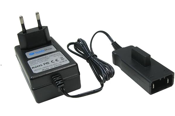 Trade-Shop 18 V Li-Ion batteriladdare laddningsstation kompatibel med Gardena ErgoCut 48-Li 8878 8878-20 8835-U 8835-20 8839 8839-20 8835-00.701.00 8839-00.701.00