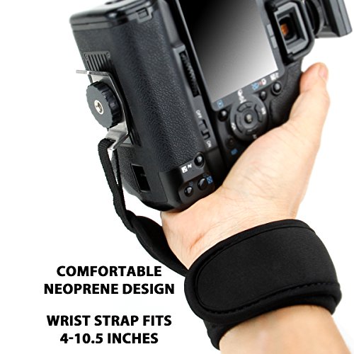 Dragonne Grip Sangle Poignet Rapide Appareils Photo Num  riques R  flex et Bridge - Bracelet en N  opr  ne Ajustable - Pour Nikon  Canon  Pentax  Panasonic Lumix Et Plus - par USA Gear