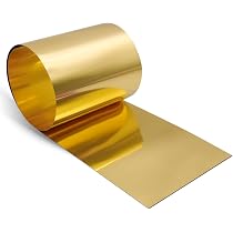 Rouleau Tôle Cuivre 3.5m X 10cm X 0.05mm Hosifiy - Pour Bricolage, Toiture, Décoration