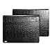 Produktbild ICARER Surface Book 2 Ledertasche Hülle, Krokodil Serie echt Leder Abnehmbarer Folio Cover für Microsoft Surface Book 2 13,5 Zoll (Schwarz)