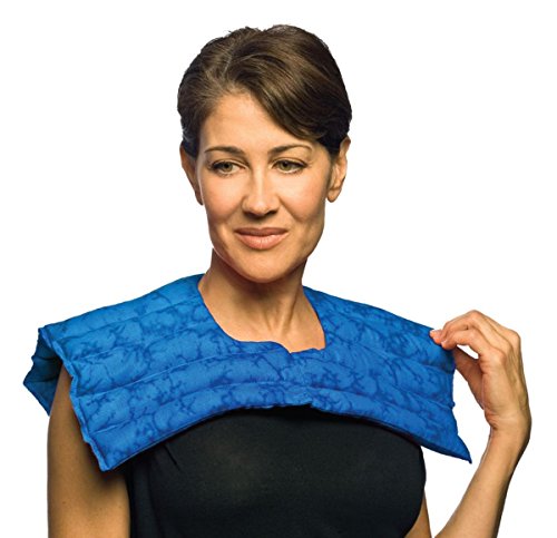 Nature Creation- Upper Body Wrap- Muscle Strain Relief - Heating Pad / Cold Pack- Hot And Cold Therapy (Blue Marble)