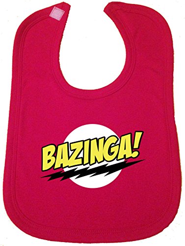 B-Shirts  Funny Baby Bib. Bazinga! The Big Bang Theory Inspired Baby Bib Red