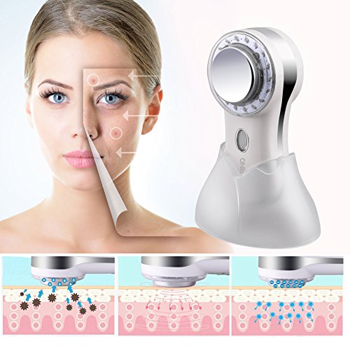 ARINO Ultraschallgerät für Gesicht Kosmetisches Ultraschallgerät Tragbare Gesicht Massagegeräte, Gesichtsbehandlung Hautverjüngung durch ION und Photon, Anti Falten Anti-Aging und Akne Muttertagsgeschenke - 4