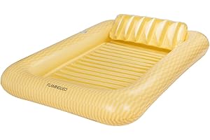 Flamingueo Materassino Gonfiabile - Gonfiabile Mare, Gonfiabili Piscina, Materassino Mare, Lettino Mare, Accessori Piscina (205 x 140 x 38 cm)