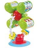 Playgo Fairground Discovery Ride eine Babyrassel die mehr kann. Mit Saugnapf zum Anbringen am Esstisch die einzelnen Rollenelemente lassen sich wie im Riesenrad drehen und die einzelnen Gondeln können gedreht und die Tiere darauf entdeckt werden.