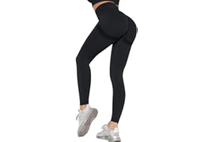 OUDOTA Leggins Donna Sportivi Pantaloni Palestra Vita Alta Leggings Push Up Anticellulite per Fitness Allenamento Jogging Pantaloni Yoga Pants Sexy Booty Scrunch Opaco Elastici Pantacollant Collant