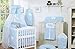 Cache Sommier pour lit 140x70 – Liberty bleu