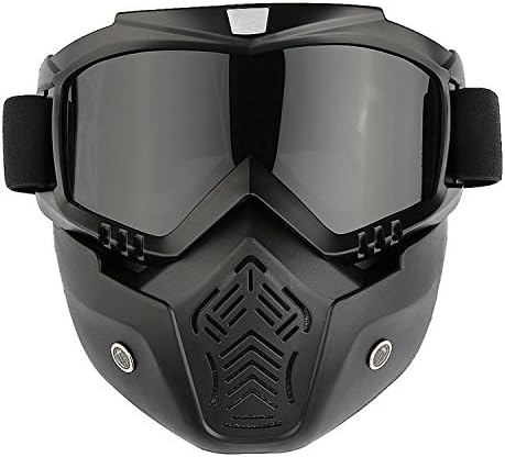 Motorcycle Goggles Skiing Ski Snow SnowBoard Glasses Face Mask Eyewear Detachable CE CERTIFICATE