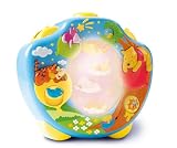TOMY Nachtlicht Kinderzimmer "Winnie Puuh Traumshow" mehrfarbig - Einschlafhilfe für Babys mit Musik - vereint Babyspieluhr und Schlummerlicht - ab 0 Monate