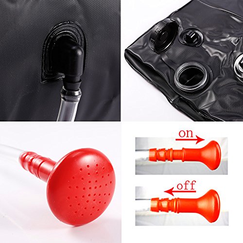 SOLARDUSCHE SOLAR DUSCHE CAMPINGDUSCHE CAMPING 40L Solardusche Outdoor Gartendusche Garten Außendusche Shower NEU - 3