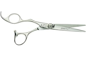 Olivia Garden Silkcut 5.75" - Nożyczki dla Leworęcznych - Precyzyjne Cięcie, Ergonomiczny Uchwyt, dla Profesjonalnych Fryzjerów